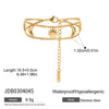 Wholesale Women's Light Luxury Star Stainless Steel Geometric Bracelet With Electroplating For Jewelry That Does Not Fade