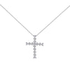 Wholesale Women's Light Luxury 925 Sterling Silver Necklace With Geometric Pattern And Love Zircon Inlaid Electroplated