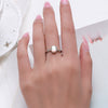 Wholesale Women's Light Luxury 925 Sterling Silver Zircon Inlaid Ring