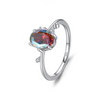 Wholesale Women's Light Luxury 925 Sterling Silver Zircon Inlaid Ring