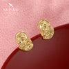 Wholesale Women's Light Luxury Style Alloy Electroplated Imitation Gold Color Simple Earrings