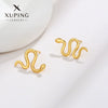 Wholesale Women's Light Luxury Style Alloy Electroplated Imitation Gold Color Simple Earrings