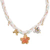 Wholesale Women's Light Luxury Style Bow Pattern Stainless Steel Necklace With Pvd Furnace Vacuum Real Gold Plating