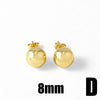 Wholesale Women's Light Luxury Style Copper Electroplated 18K Gold Inlaid Zircon Flower Earrings