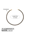 Wholesale Women's Light Luxury Style Electroplated Stainless Steel Colored Diamond Zircon Polished Necklace And Bracelet Accessories