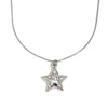 Wholesale Women's Light Luxury Style Electroplated Stainless Steel Fivepointed Star Necklace