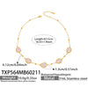 Wholesale Women's Light Luxury Style Faceted Teardropshaped Cat's Eye Stone Accessories Set With Stainless Steel Chain And Electroplating