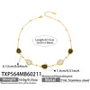 Wholesale Women's Light Luxury Style Faceted Teardropshaped Cat's Eye Stone Accessories Set With Stainless Steel Chain And Electroplating