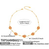 Wholesale Women's Light Luxury Style Faceted Teardropshaped Cat's Eye Stone Accessories Set With Stainless Steel Chain And Electroplating