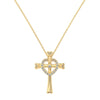 Wholesale Women's Light Luxury Style Geometric Cross S925 Sterling Silver Necklace With Electroplating