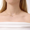 Wholesale Women's Light Luxury Style Geometric Stainless Steel Electroplated Heart Pendant Necklace Jewelry