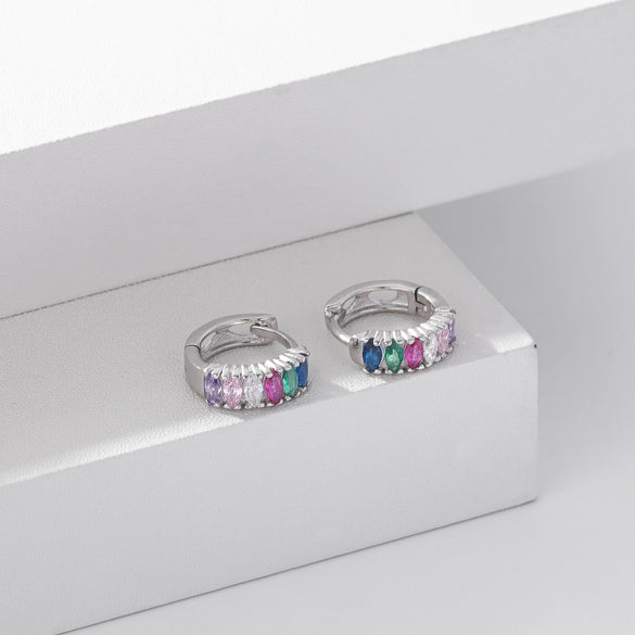 Wholesale Women's Light Luxury Style Geometric Ushaped S925 Sterling Silver Electroplated Earrings