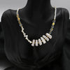 Wholesale Women's Light Luxury Style Natural Freshwater Pearl Ushaped Bead Necklace With Bamboo Chain