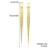 Wholesale Women's Light Luxury Tassel Earrings Copper Rhombus Ushape Drop Shape Geometric Electroplated