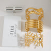 Wholesale Women's Light Luxury Titanium Steel And Stainless Steel Bracelet With Electroplating Process