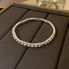 Wholesale Women's Light Luxury Titanium Steel Bracelet With Alloy Inlaid Artificial And Semiprecious Stones Microinlay Adjustable Pull And Letters Numbers Text Pattern