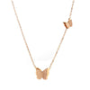 Wholesale Women's Light Luxury Titanium Steel Frosted Insectshaped Pendant Collar Chain Jewelry