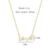 Wholesale Women's Light Luxury Titanium Steel Necklace With Crown Love Diamond Pendant And Letters Numbers Text Pattern