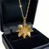 Wholesale Women's Light Luxury Titanium Steel Necklace With Zircon Inlaid Copper Star Pendant