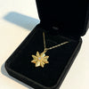 Wholesale Women's Light Luxury Titanium Steel Necklace With Zircon Inlaid Copper Star Pendant