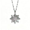 Wholesale Women's Light Luxury Titanium Steel Necklace With Zircon Inlaid Copper Star Pendant