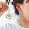 Wholesale Women's Light Luxury Zinc Alloy Animal Crab Geometric Diamond Earrings
