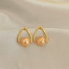 Wholesale Women's Light Luxury Zinc Alloy Water Drop Shape Electroplated Earrings