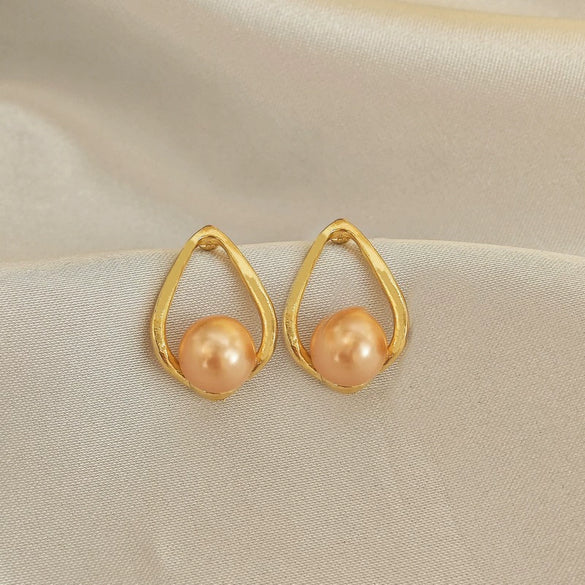 Wholesale Women's Light Luxury Zinc Alloy Water Drop Shape Electroplated Earrings