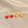 Wholesale Women's Light Luxury Zinc Alloy Water Drop Shape Electroplated Earrings