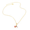 Wholesale Women's Lipstick Bag Pendant Necklace With Oil Drop Clavicle Chain Copper Gold Plated Geometric Design