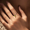 Wholesale Women's Literary Artistic Geometric S925 Silver Ring With Electroplating