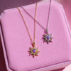 Wholesale Women's Literature And Art Style Copper Necklace With Geometric Zircon Pendant And Diamond Treatment