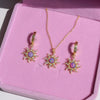 Wholesale Women's Literature And Art Style Copper Necklace With Geometric Zircon Pendant And Diamond Treatment