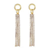 Wholesale Women's Long Tassel Earrings Copper With Diamond Butterfly And Heart Shape Design