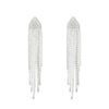 Wholesale Women's Long Tassel Earrings Copper With Diamond Butterfly And Heart Shape Design