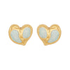 Wholesale Women's Love Earrings Stainless Steel Heart Shaped With Oil Dripping Treatment