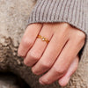 Wholesale Women's Love Ring Silver 925 Geometric Electroplated