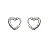 Wholesale Women's Lovely Heart Shaped Copper Ear Jewelry With Electroplating Simple Temperament Ins Style