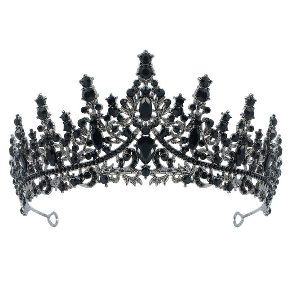 Wholesale Women's Luxury Bridal Crown Hairband Accessories Zinc Alloy Electroplating
