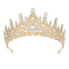 Wholesale Women's Luxury Bridal Crown Hairband Accessories Zinc Alloy Electroplating