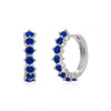 Wholesale Women's Luxury Geometric Zircon Earring Sets Copper Purely Handmade
