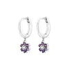 Wholesale Women's Luxury Geometric Zircon Earring Sets Copper Purely Handmade