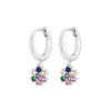 Wholesale Women's Luxury Geometric Zircon Earring Sets Copper Purely Handmade