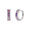 Wholesale Women's Luxury Geometric Zircon Earring Sets Copper Purely Handmade