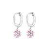Wholesale Women's Luxury Geometric Zircon Earring Sets Copper Purely Handmade