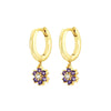 Wholesale Women's Luxury Geometric Zircon Earring Sets Copper Purely Handmade