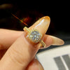 Wholesale Women's Luxury Square Rings Made Of S925 Silver With Geometric Pattern And Electroplating Treatment