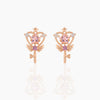 Wholesale Women's Magic Wand Earrings Brass With Star Pattern And Zircon Treatment