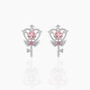 Wholesale Women's Magic Wand Earrings Brass With Star Pattern And Zircon Treatment