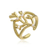 Wholesale Women's Marine Series Copper Ring With Animal And Geometric Pattern Starfish And Coral Design